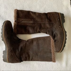 Aquatalia Suede Snow High boots